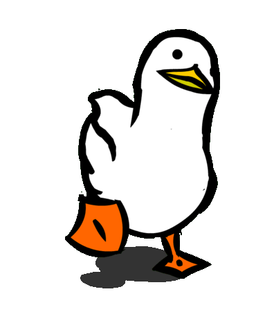 waddling duck