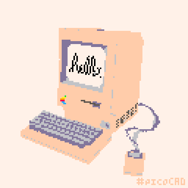 Spinning macintosh